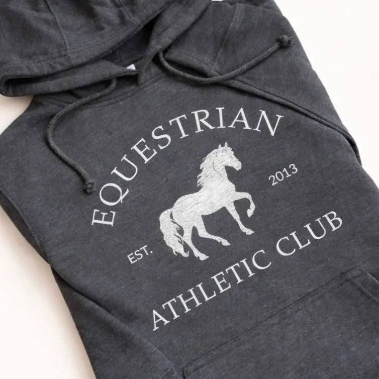 Equestrian Athletic Club Hoodie (Charcoal): S